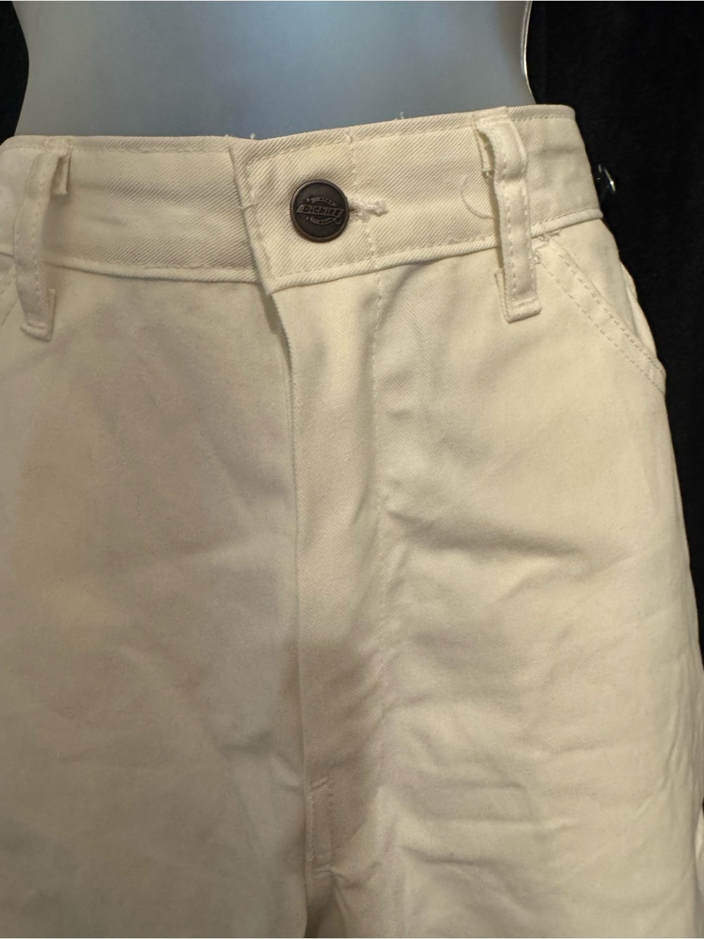 Dickies Women's Cream Workwear Shorts